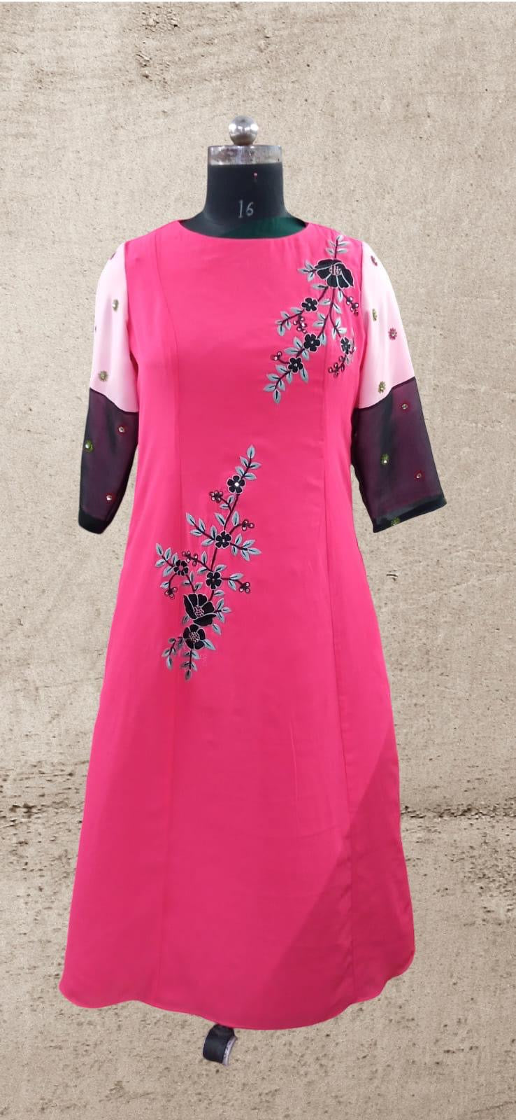 PINK LONG DRESS